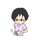 かわいい女の子と男の子のスタンプ（個別スタンプ：6）