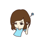 かわいい女の子と男の子のスタンプ（個別スタンプ：9）