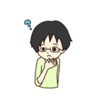 かわいい女の子と男の子のスタンプ（個別スタンプ：13）