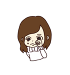 かわいい女の子と男の子のスタンプ（個別スタンプ：19）