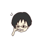 かわいい女の子と男の子のスタンプ（個別スタンプ：22）