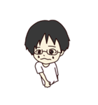 かわいい女の子と男の子のスタンプ（個別スタンプ：23）