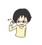 かわいい女の子と男の子のスタンプ（個別スタンプ：32）