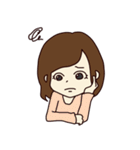 かわいい女の子と男の子のスタンプ（個別スタンプ：33）