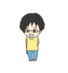かわいい女の子と男の子のスタンプ（個別スタンプ：36）