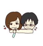 かわいい女の子と男の子のスタンプ（個別スタンプ：39）
