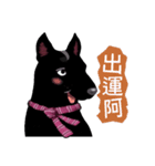 Black Dog (Taiwanese Ver.)（個別スタンプ：34）