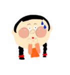 まるまるガールズ（個別スタンプ：11）