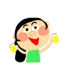 まるまるガールズ（個別スタンプ：18）