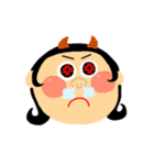 まるまるガールズ（個別スタンプ：34）