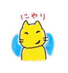 くれよんタッチのほんわかねこ（個別スタンプ：4）