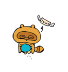 たぬたぬとはむちゃん（個別スタンプ：8）