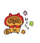 たぬたぬとはむちゃん（個別スタンプ：35）