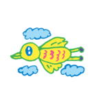 ファンシーまる星人（個別スタンプ：4）