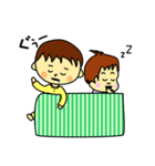 一男一女の四人家族（個別スタンプ：22）