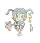 お花ほっぺの女の子（個別スタンプ：28）