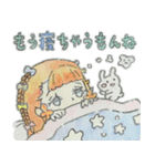 お花ほっぺの女の子（個別スタンプ：37）