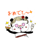 おねえパンダ（個別スタンプ：4）
