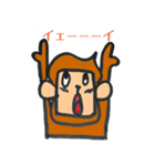 角猿（個別スタンプ：25）