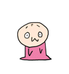 子守り白ねこと赤ちゃん（個別スタンプ：18）