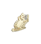 リアルな猫（個別スタンプ：3）