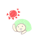 動物と海の生物と女の子（個別スタンプ：9）