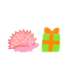 動物と海の生物と女の子（個別スタンプ：14）