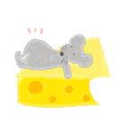 動物と海の生物と女の子（個別スタンプ：15）