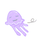 動物と海の生物と女の子（個別スタンプ：28）
