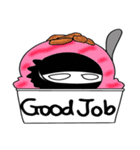かわいい忍者くん (英語)（個別スタンプ：3）