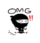 かわいい忍者くん (英語)（個別スタンプ：13）
