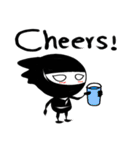 かわいい忍者くん (英語)（個別スタンプ：34）