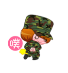 Taiwan female soldiers（個別スタンプ：3）
