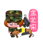 Taiwan female soldiers（個別スタンプ：7）