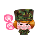 Taiwan female soldiers（個別スタンプ：24）