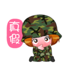 Taiwan female soldiers（個別スタンプ：34）