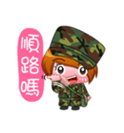 Taiwan female soldiers（個別スタンプ：36）