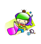The Little Leafy YA（個別スタンプ：3）