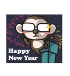 Happy Monkey Year（個別スタンプ：12）