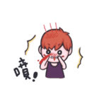 Love is to NOSEBLEEDS.（個別スタンプ：4）