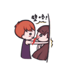 Love is to NOSEBLEEDS.（個別スタンプ：9）