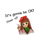 X'mas ＆ Happy New Year : Red Beret Girl（個別スタンプ：22）