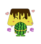 pudding＆watermelon（個別スタンプ：38）