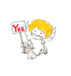 天使とねこ（個別スタンプ：5）