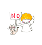 天使とねこ（個別スタンプ：6）