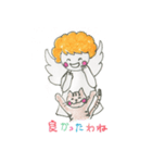 天使とねこ（個別スタンプ：9）