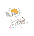 天使とねこ（個別スタンプ：16）