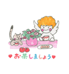天使とねこ（個別スタンプ：25）