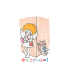 天使とねこ（個別スタンプ：28）