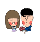 Something of couple - Olaine（個別スタンプ：38）